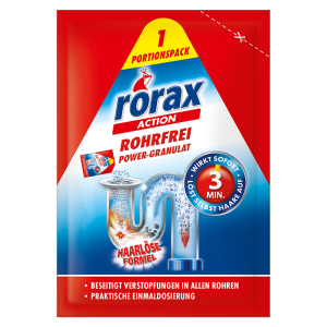 rorax Rohrreiniger Rohrfrei Power Granulat