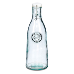 Zeller Glasflasche Recycled mit Bügelverschluss