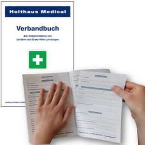 Holthaus Medical Verbandbuch DIN A5 gemäß BGI 511-1