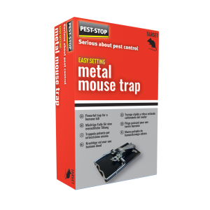 Pest-Stop Easy-Setting Metal Mouse Trap Mausefallen Metall