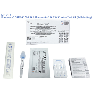 Fluorecare Corona Influenza A/B RSV Antigen Combo Test Kit 4in1