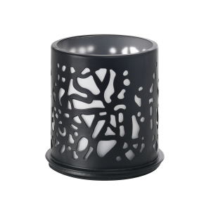 DUNI Kerzenhalter Twine Teelichthalter Metall schwarz