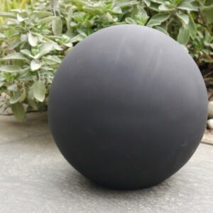 Dekokugel aus Fiberglas in schwarz (matt) 40